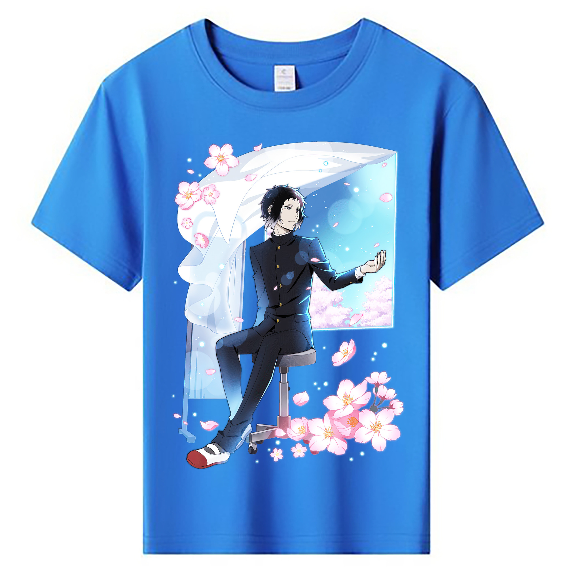 （画像用） 文豪ストレイドッグス Bungo Stray Dogs 綿100％キッズTシャツ（フロントプリント）